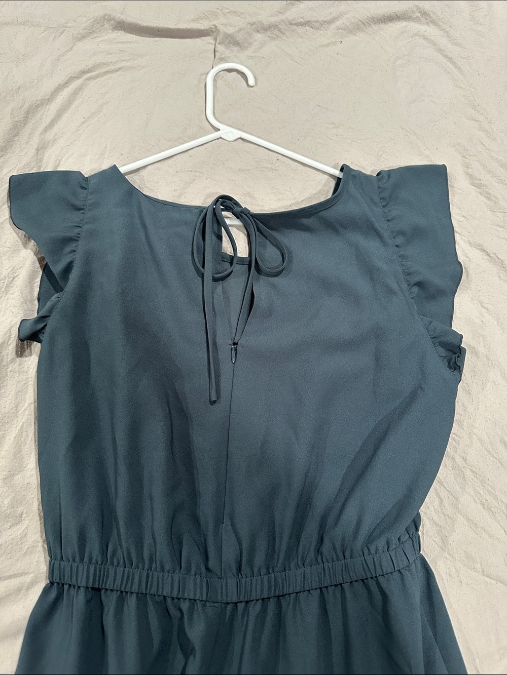 Loft Blue Ruffle Sleeve romper - Picture 9 of 10